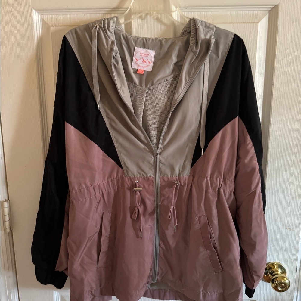 Stylish Women's Colorblock Outdoor Jacket